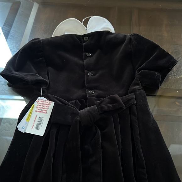 Edgehill Collection Black Velvet Dress - Picture 9 of 10